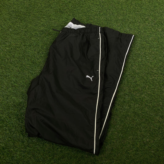 Retro Puma Piping Joggers Black Medium