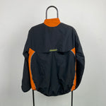 90s Adidas Equipment Windbreaker Jacket Black Small