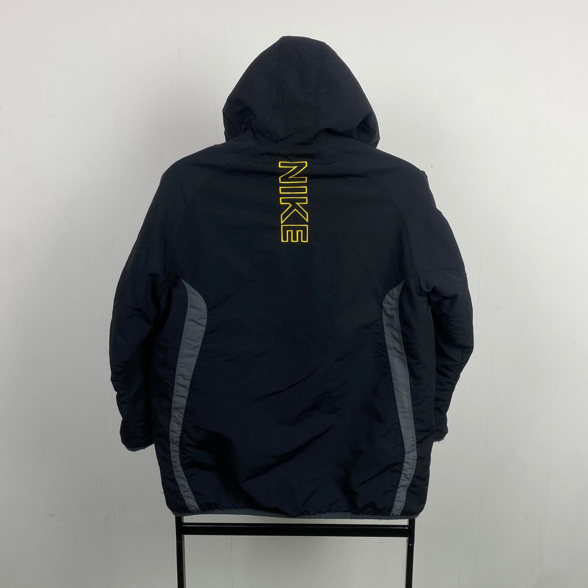 00s Nike Reversible Piping Coat Jacket Black Small