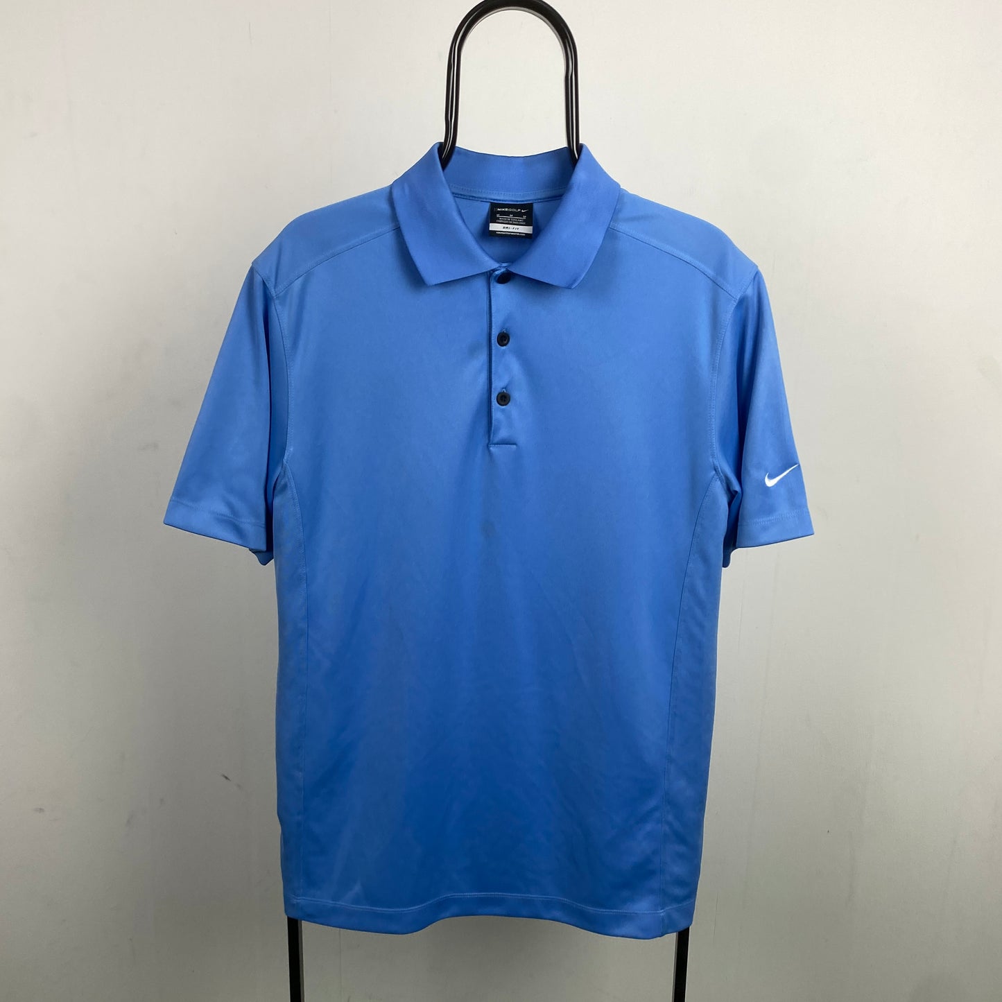 00s Nike Golf Polo Shirt T-Shirt Blue Medium