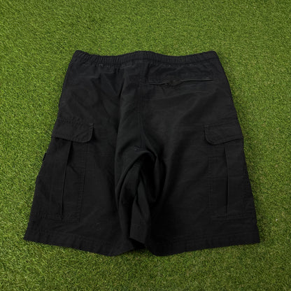 00s Nike ACG Cargo Shorts Black Small
