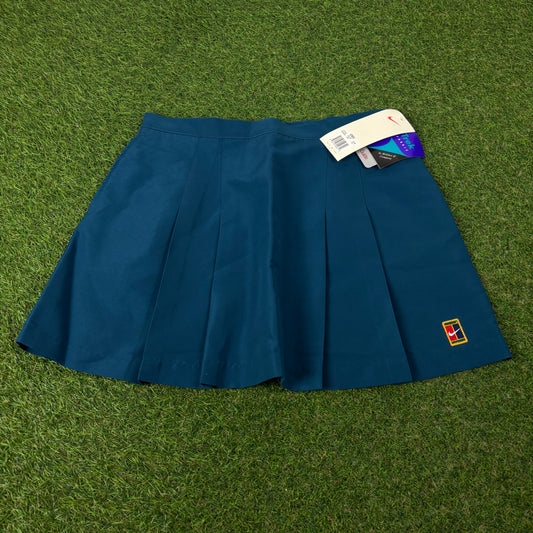 90s Nike Challenge Court Tennis Skirt Blue Large