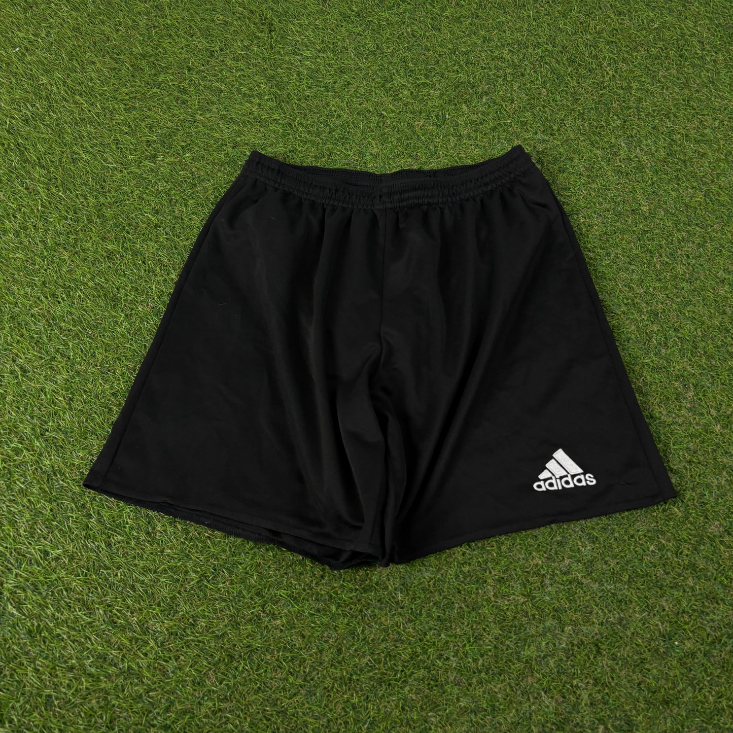 00s Adidas Football Shorts Black Small
