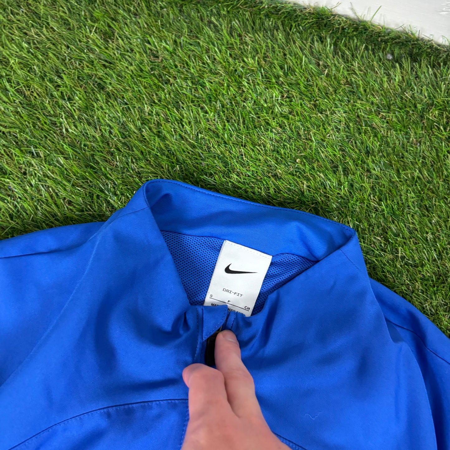 00s Nike England Windbreaker Jacket + Joggers Set Blue Small