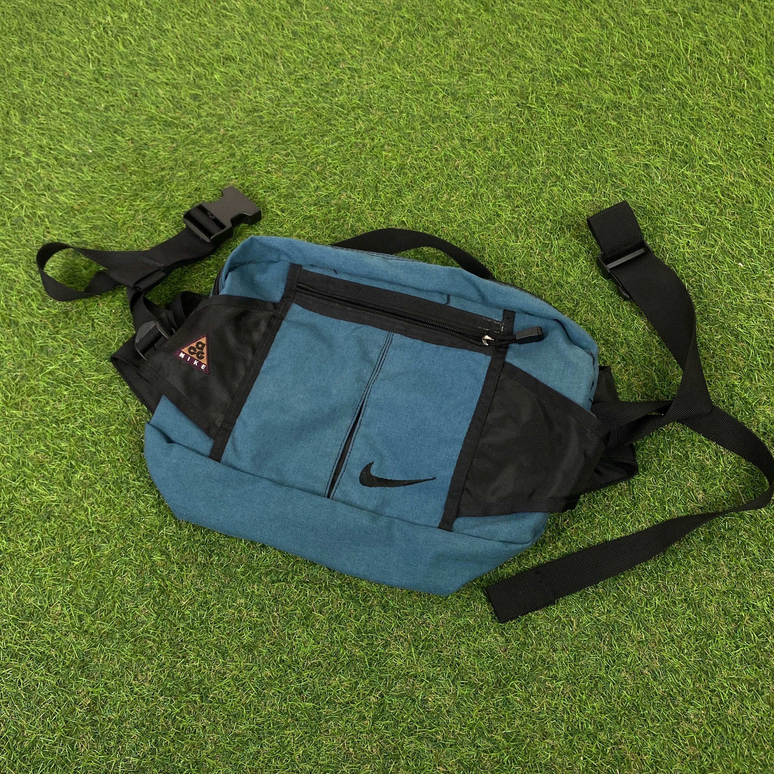 90s Nike ACG Waist Sling Shoulder Bag Blue
