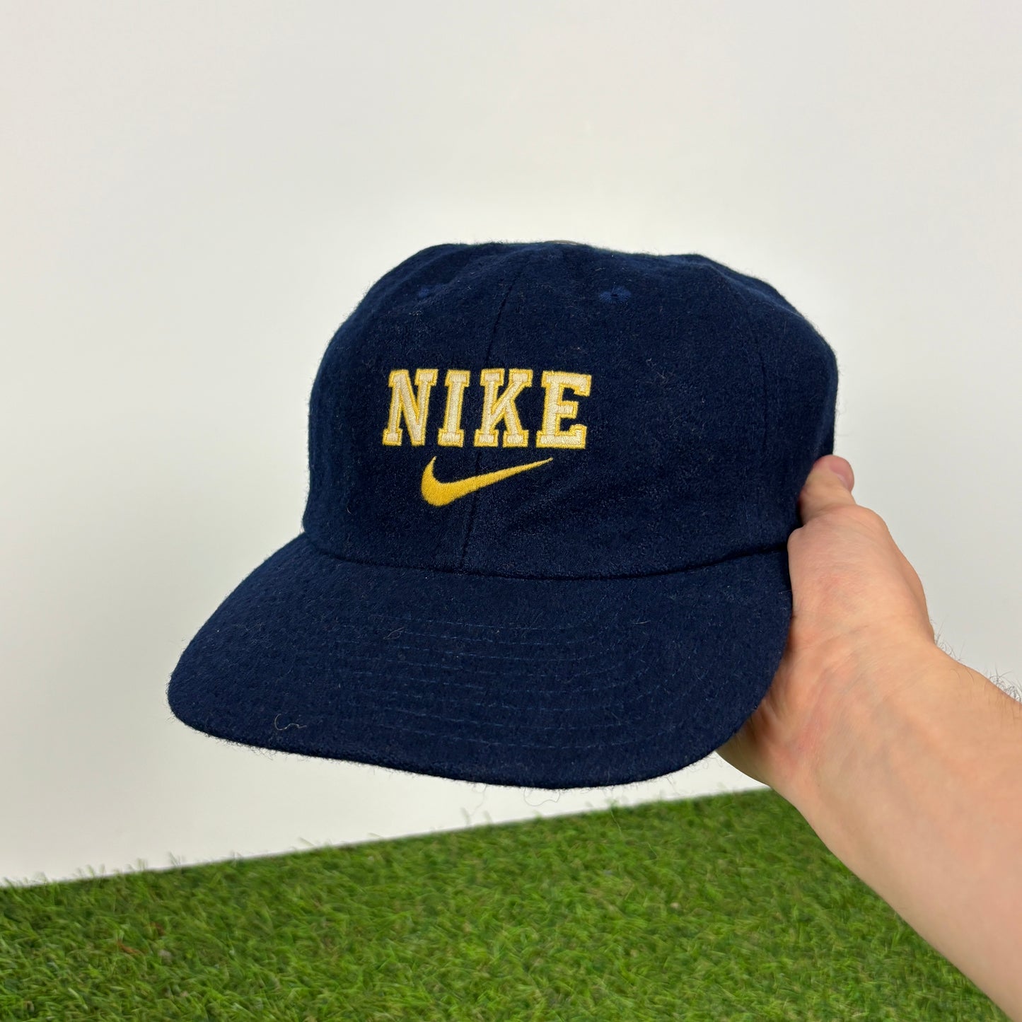 90s Nike Wool Hat Blue