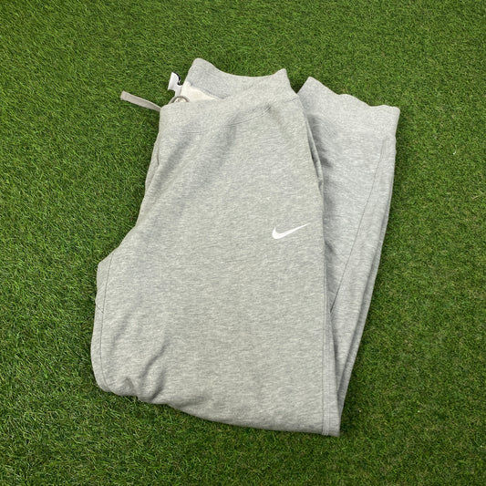 00s Nike Cotton Joggers Grey Medium
