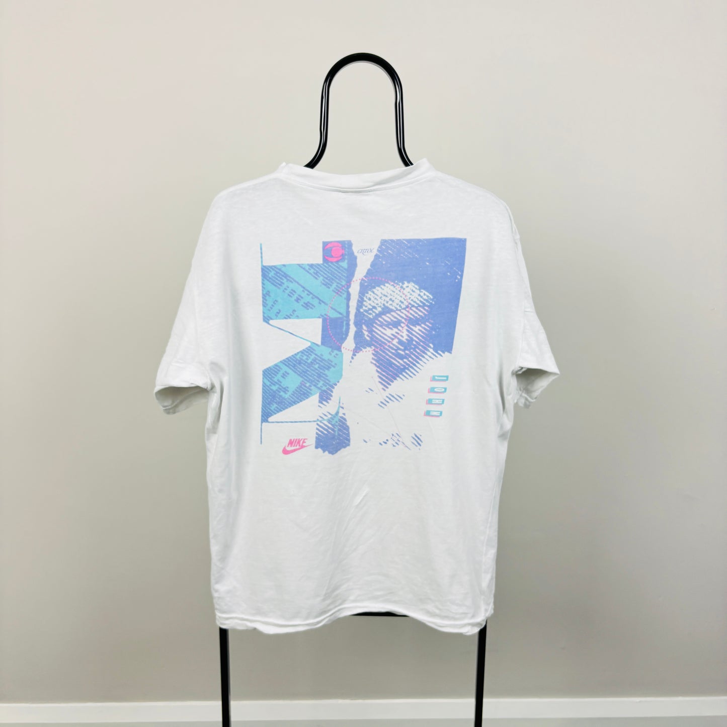 80s Nike John McEnroe T-Shirt White Large