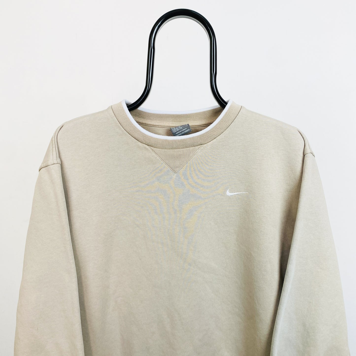 00s Nike Swoosh Sweatshirt Brown Small