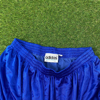 90s Adidas Equipment Football Shorts Blue Large