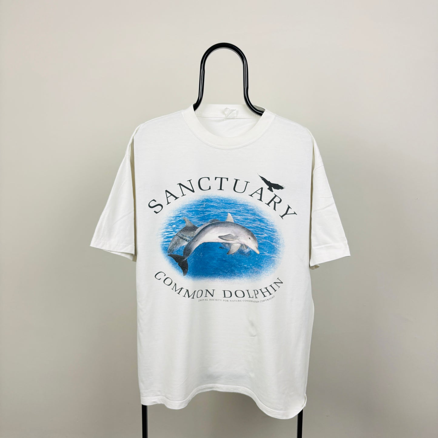 90s Dolphin Sanctuary T-Shirt White XL