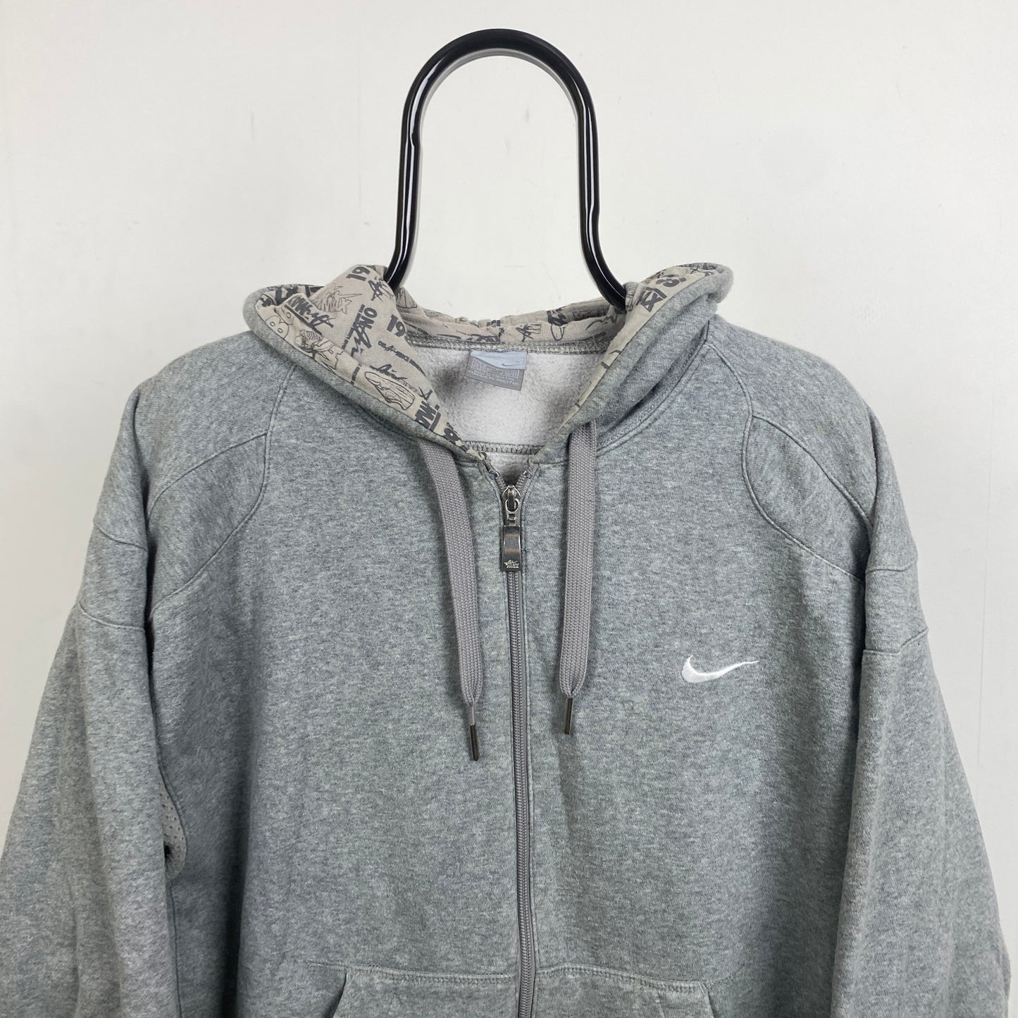 00s Nike Air Max Zip Hoodie Grey Medium