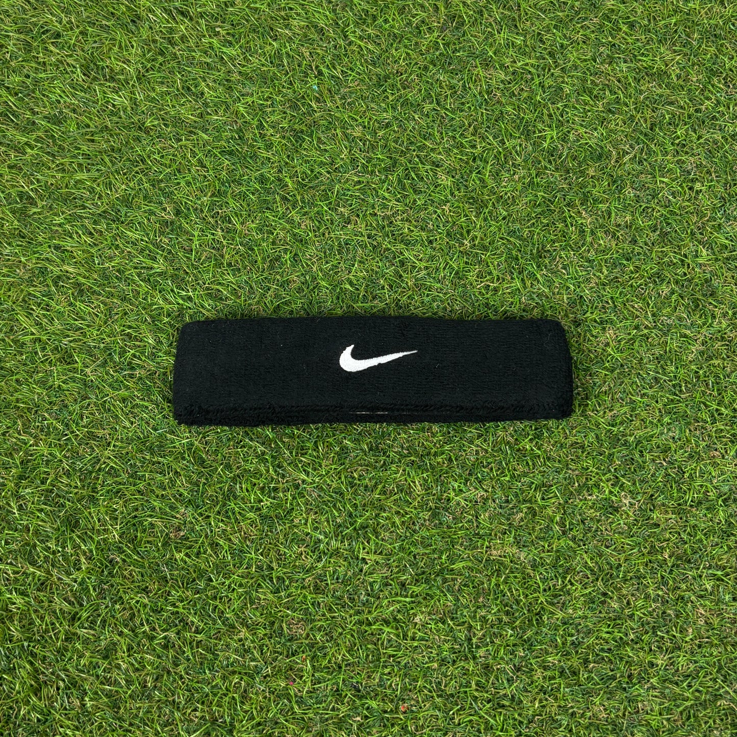 90s Nike Sweatband Headband Hat Black