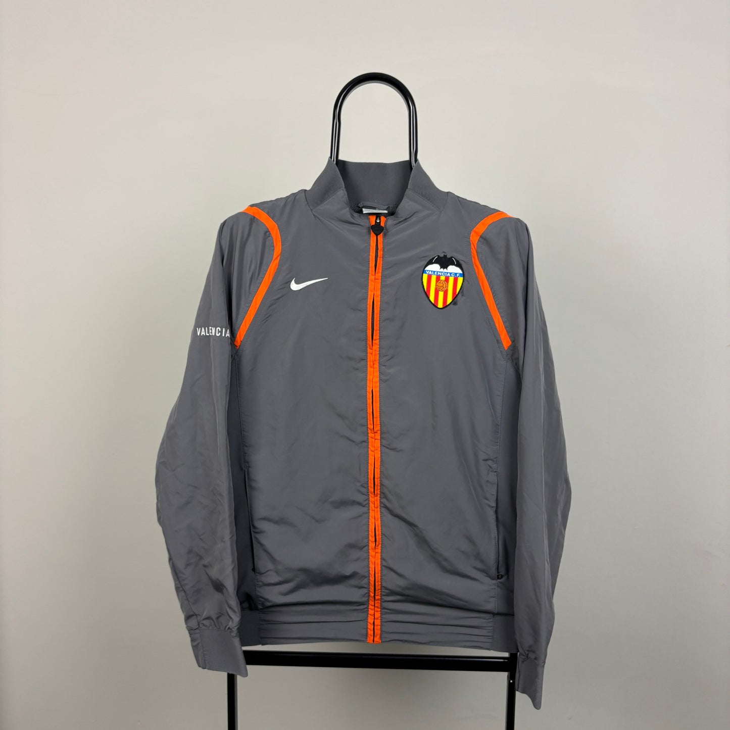 90s Nike Valencia Windbreaker Jacket Grey Small