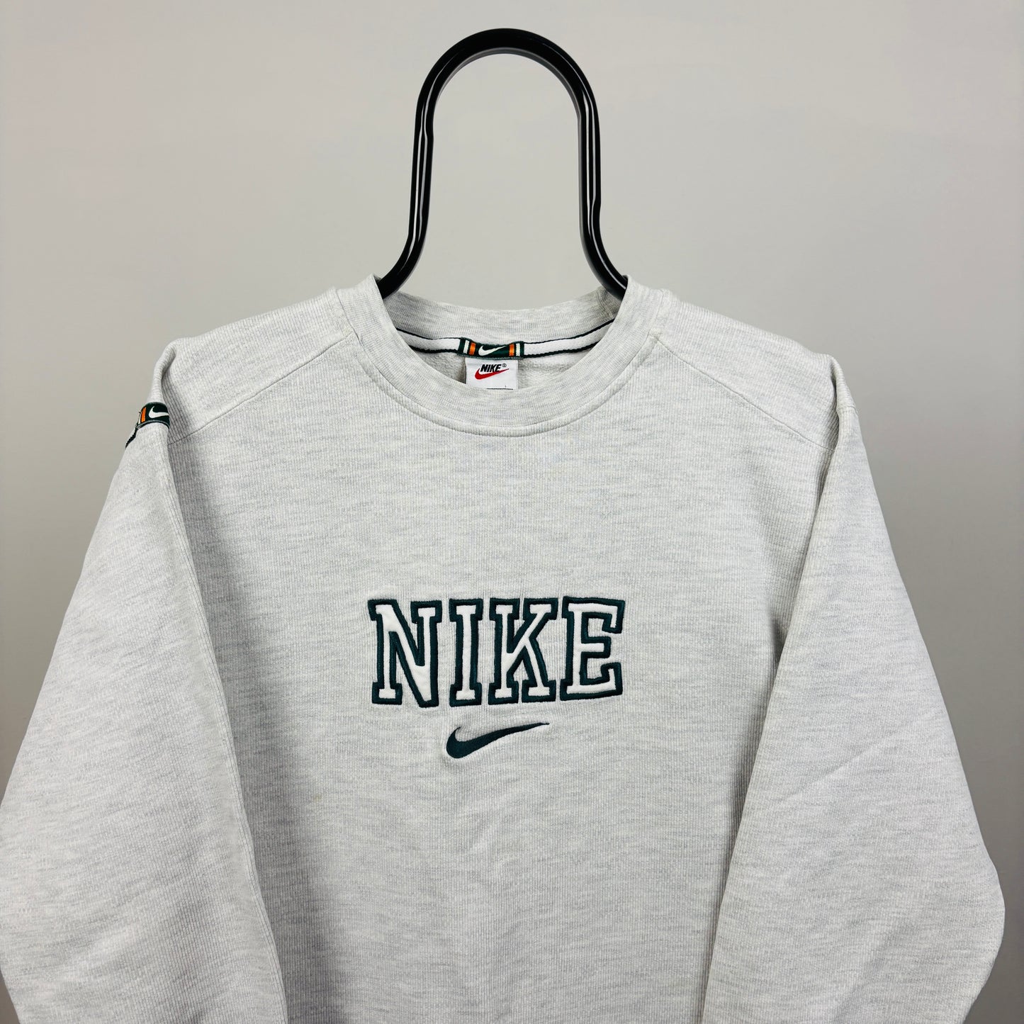 90s Nike Sweatshirt Grey Small