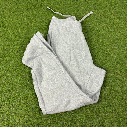 00s Nike Cotton Joggers Grey Small