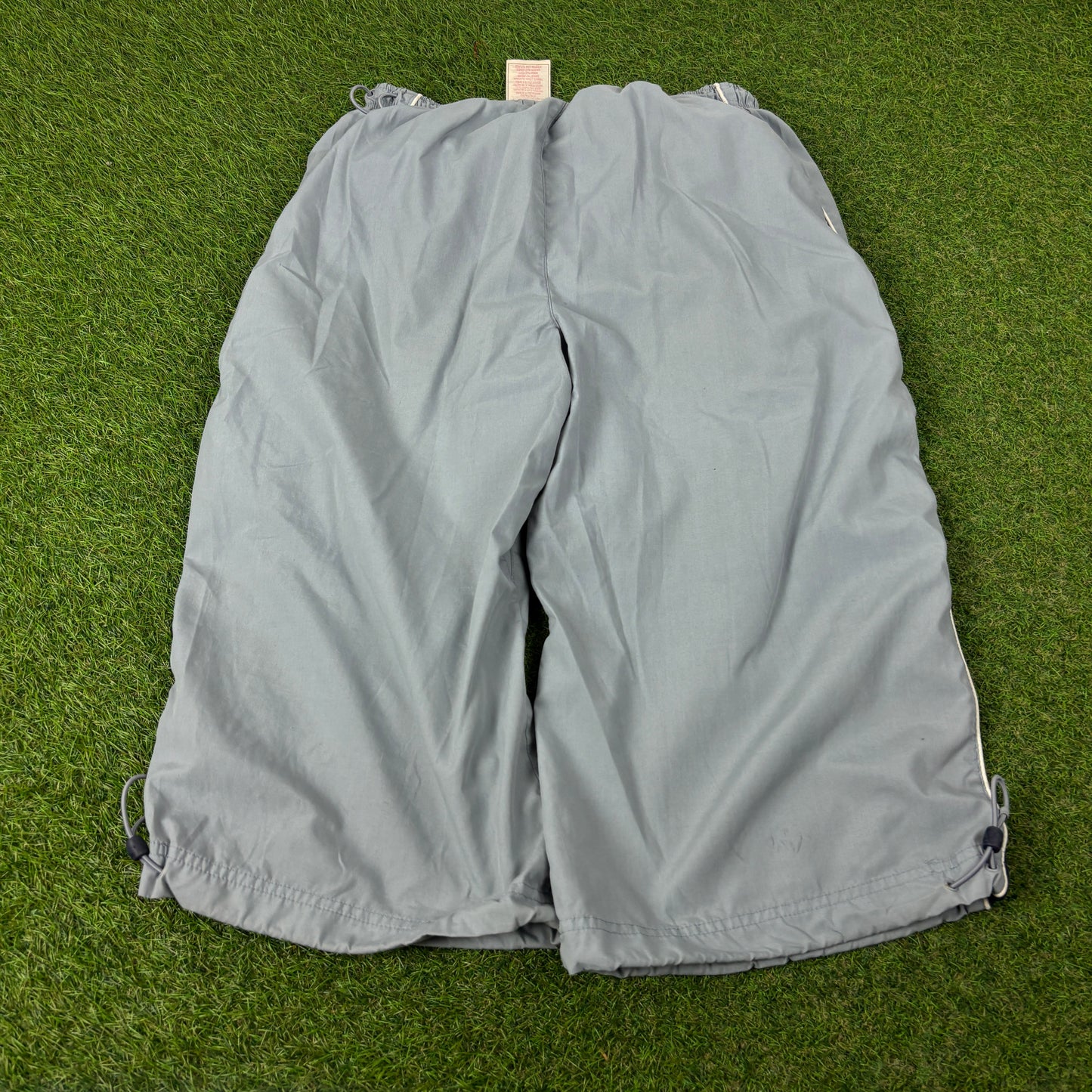 00s Nike Baggy Piping Capri Shorts Grey Large