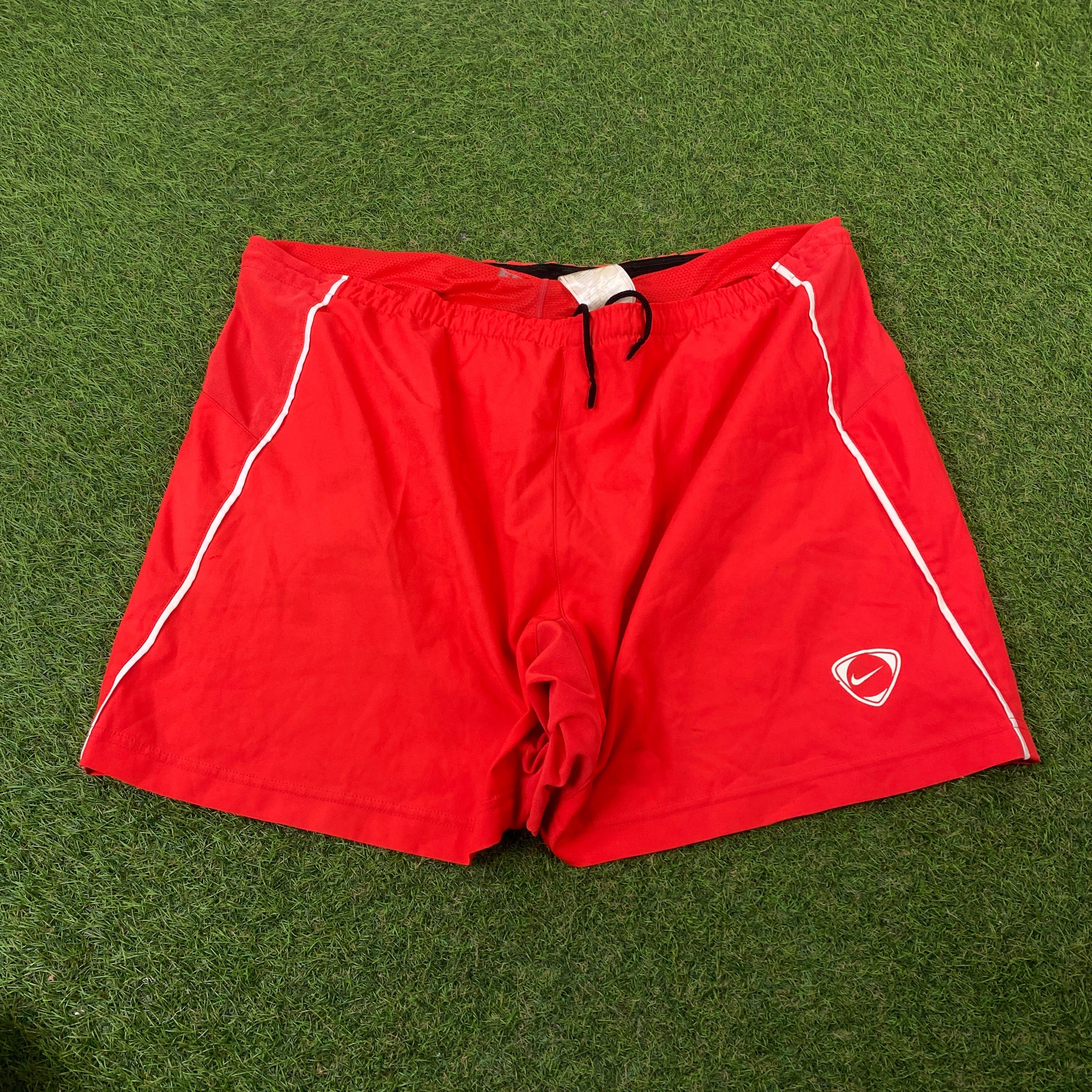 00s Nike Nylon Football Shorts Red Large – Clout Closet