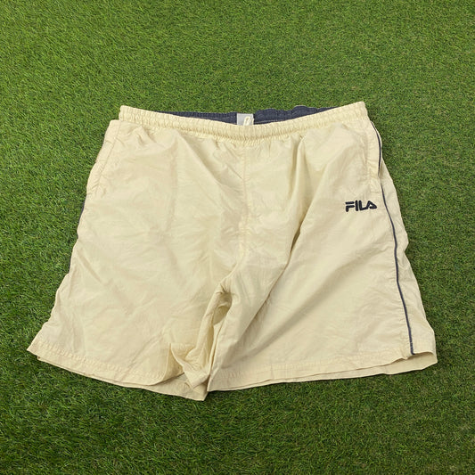 Retro Fila Shorts Brown XL