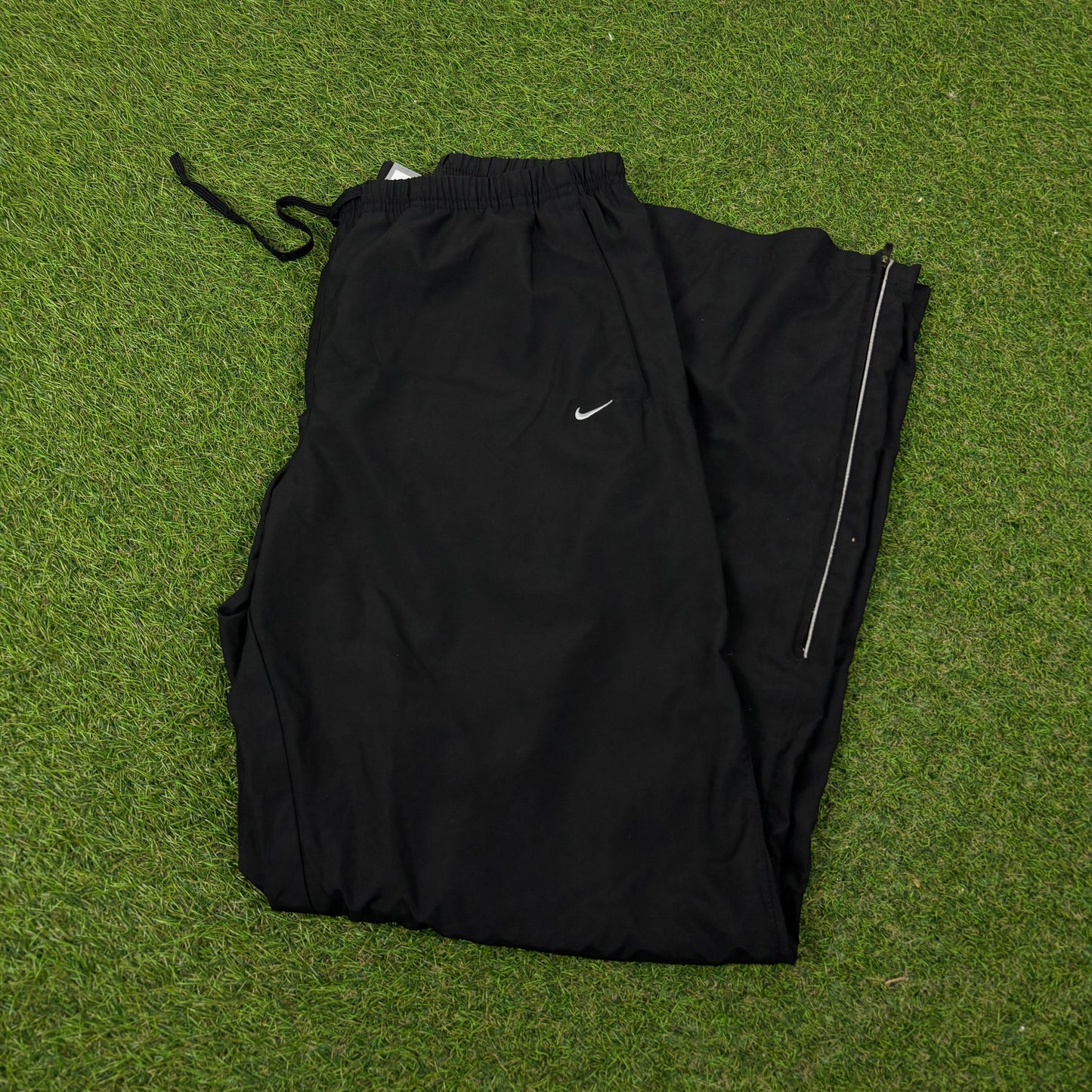 00s Nike Piping Joggers Black Large
