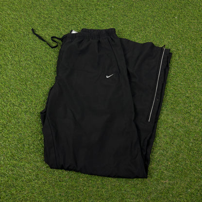 00s Nike Piping Joggers Black Large