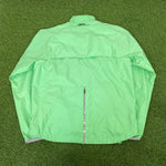 00s Nike Clima-Fit Piping Jacket + Joggers Set Green Womens Medium