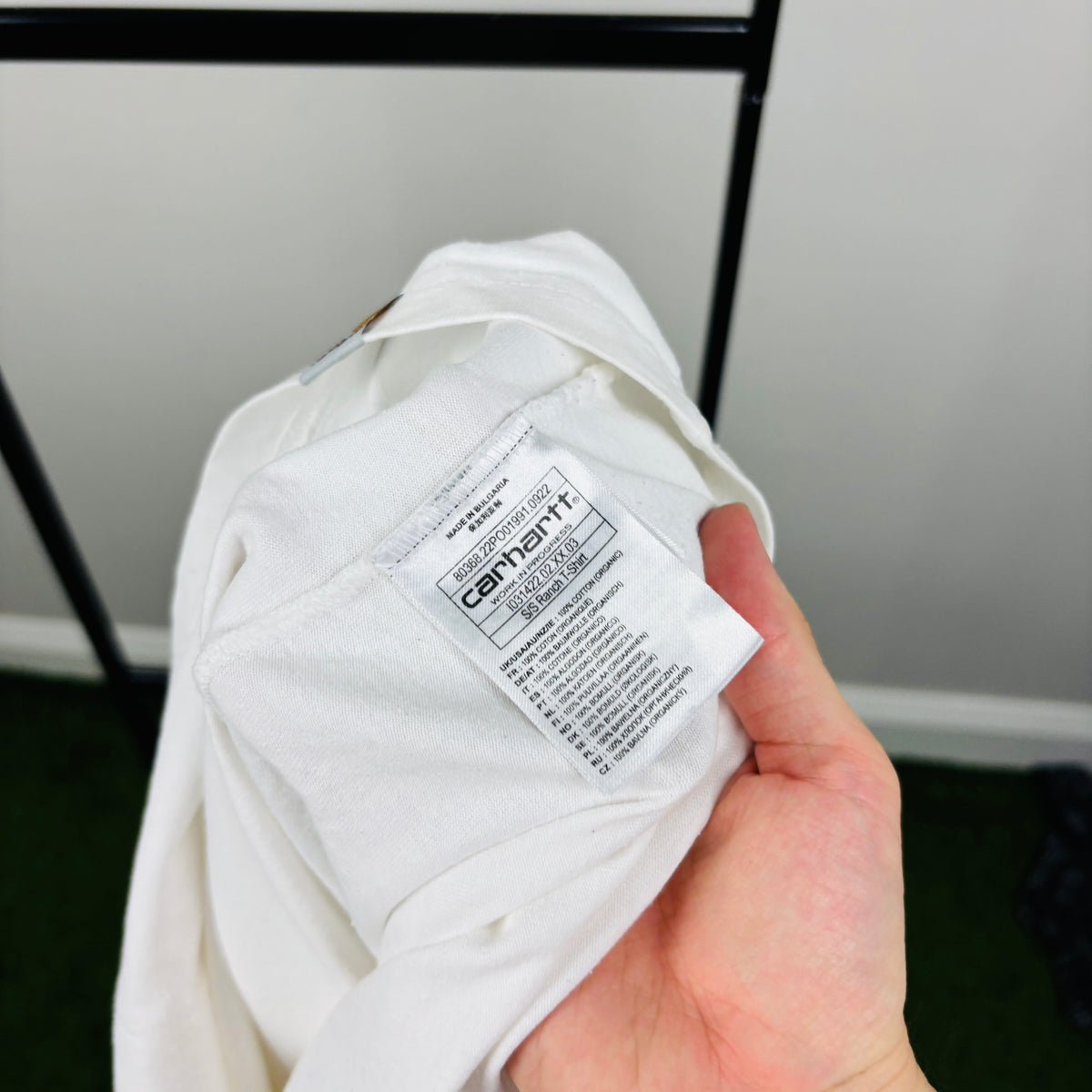 00s Carhartt Ranch T-Shirt White Large