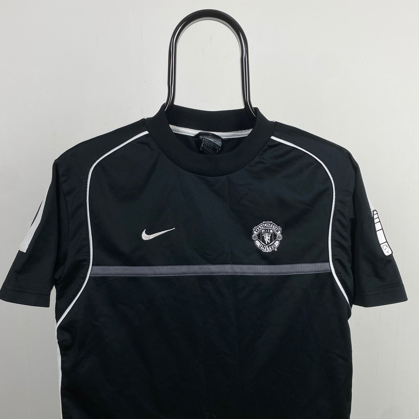 00s Nike Manchester United Football Shirt T-Shirt Black Small