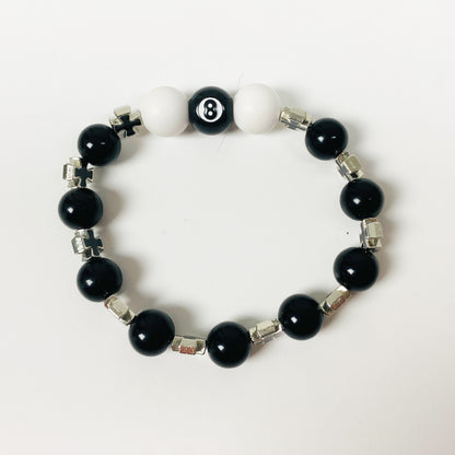Antique Cross Bracelet Necklace Chain Black