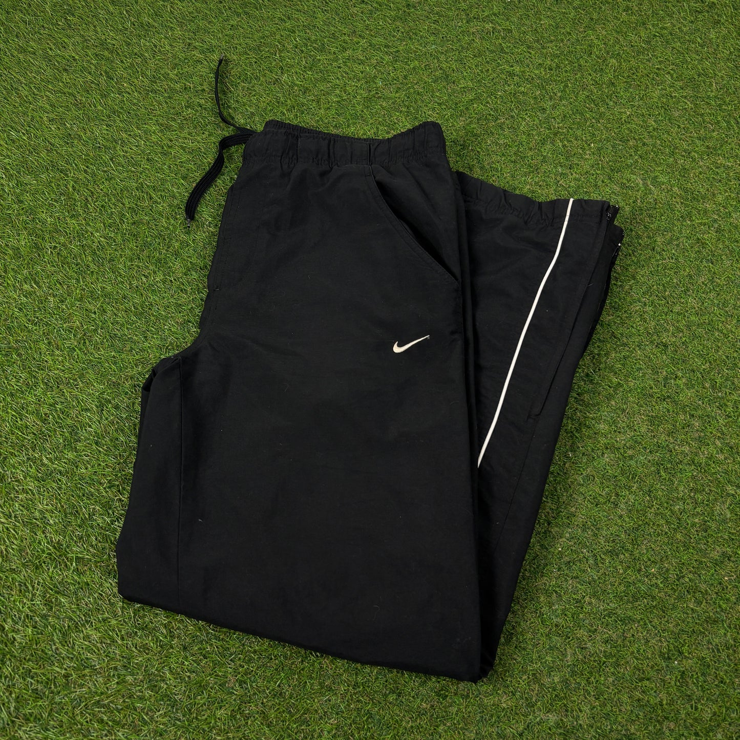 00s Nike Piping Joggers Black Medium