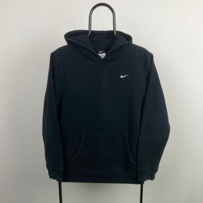 00s Nike Heavyweight Hoodie Black Small