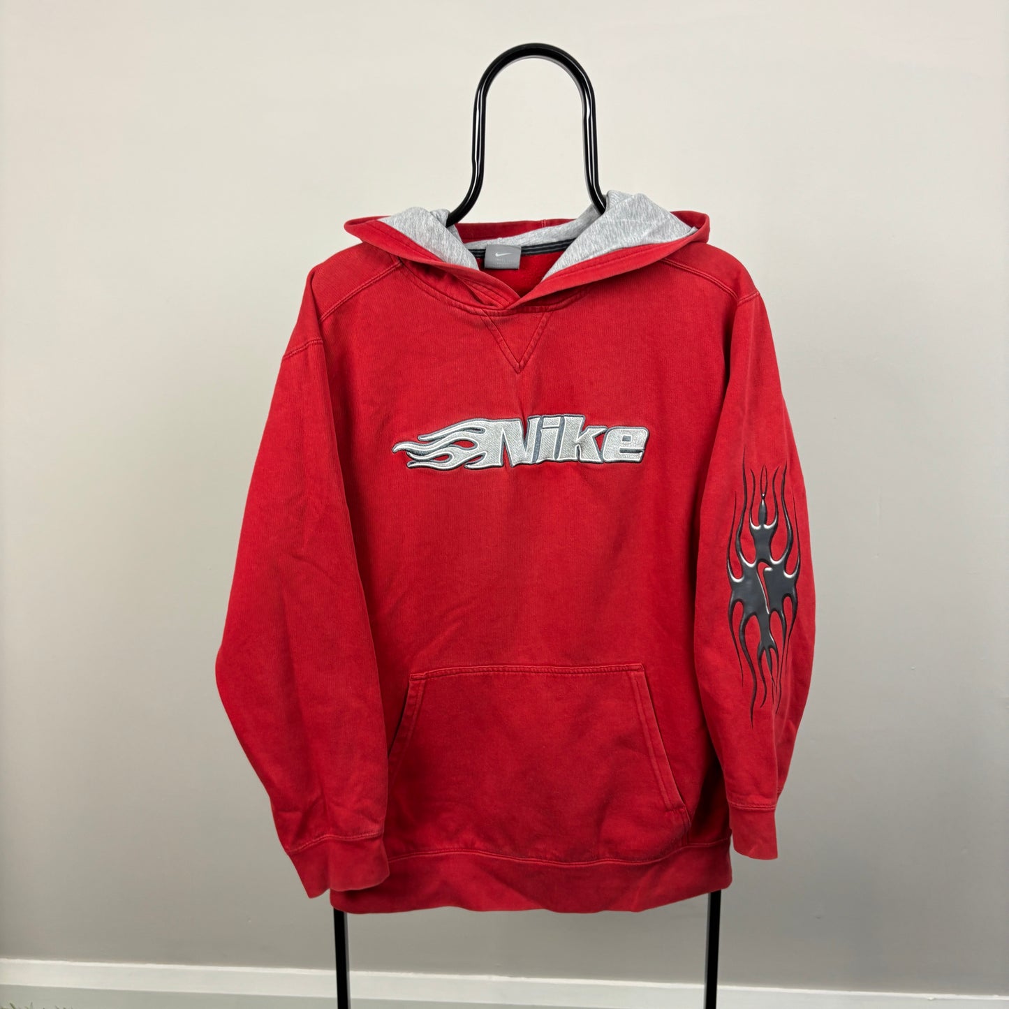 00s Nike Flame Hoodie Red XL