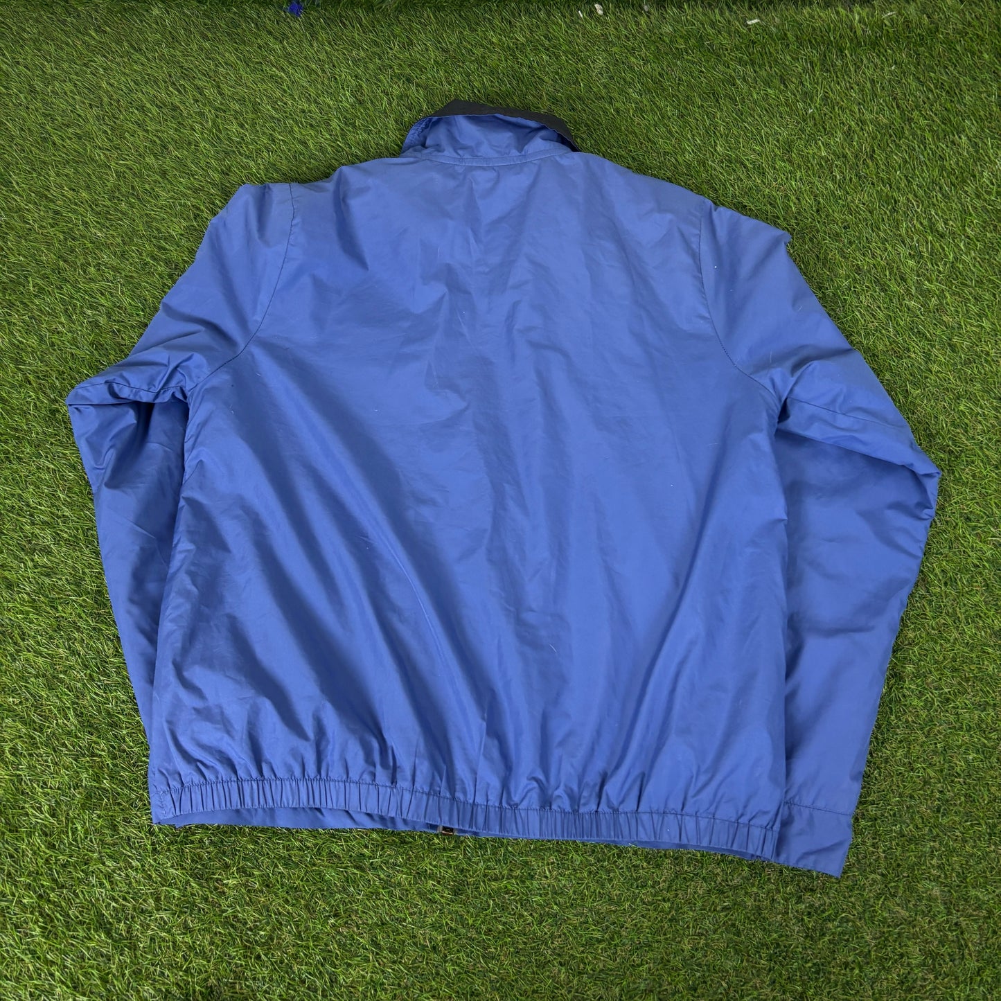 00s Nike Windbreaker Jacket + Joggers Set Blue Small