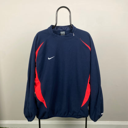 00s Nike Sidewinder Fleece Sweatshirt Blue XL