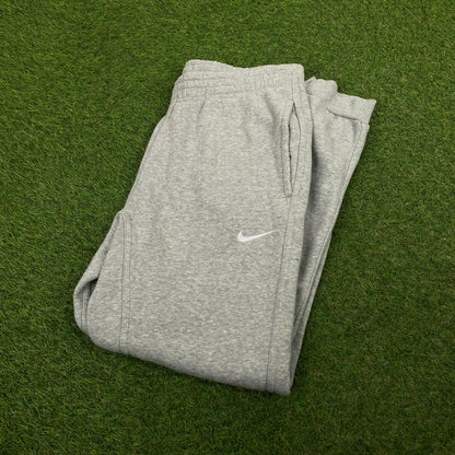 00s Nike Cotton Joggers Grey Medium