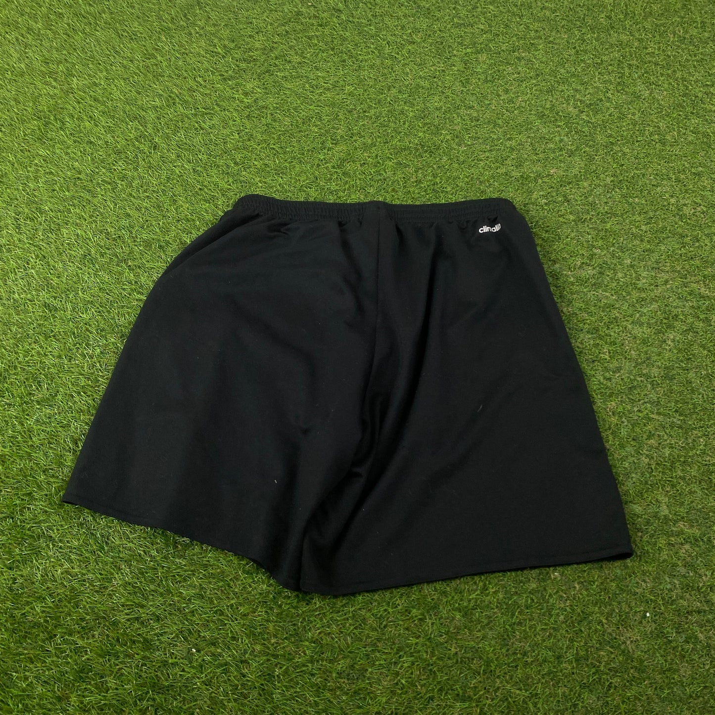 00s Adidas Football Shorts Black Medium