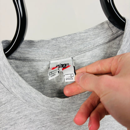 90s Nike Basketball T-Shirt Grey Medium