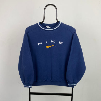 90s Nike Sweatshirt Blue XS