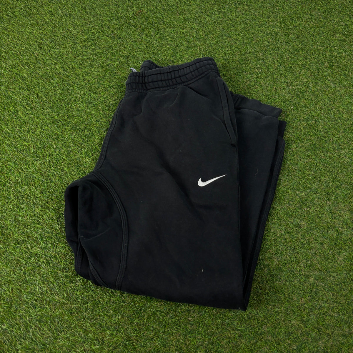 00s Nike Cotton Joggers Black Medium