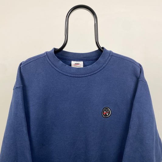 90s Nike Nike Town Sweatshirt Blue Medium