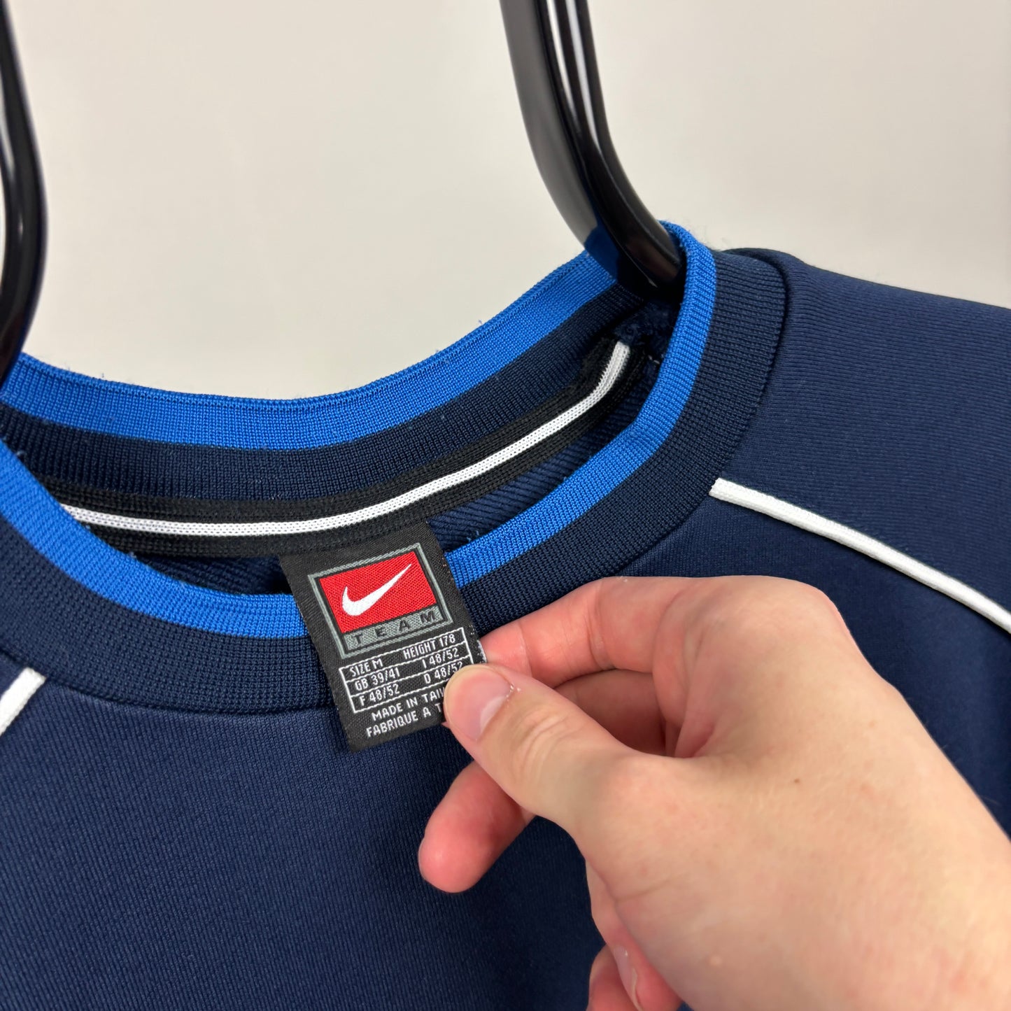 00s Nike Rangers Sweatshirt Blue Medium