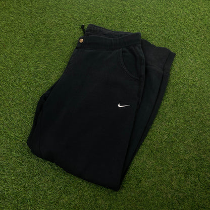 00s Nike Cotton Joggers Black Small