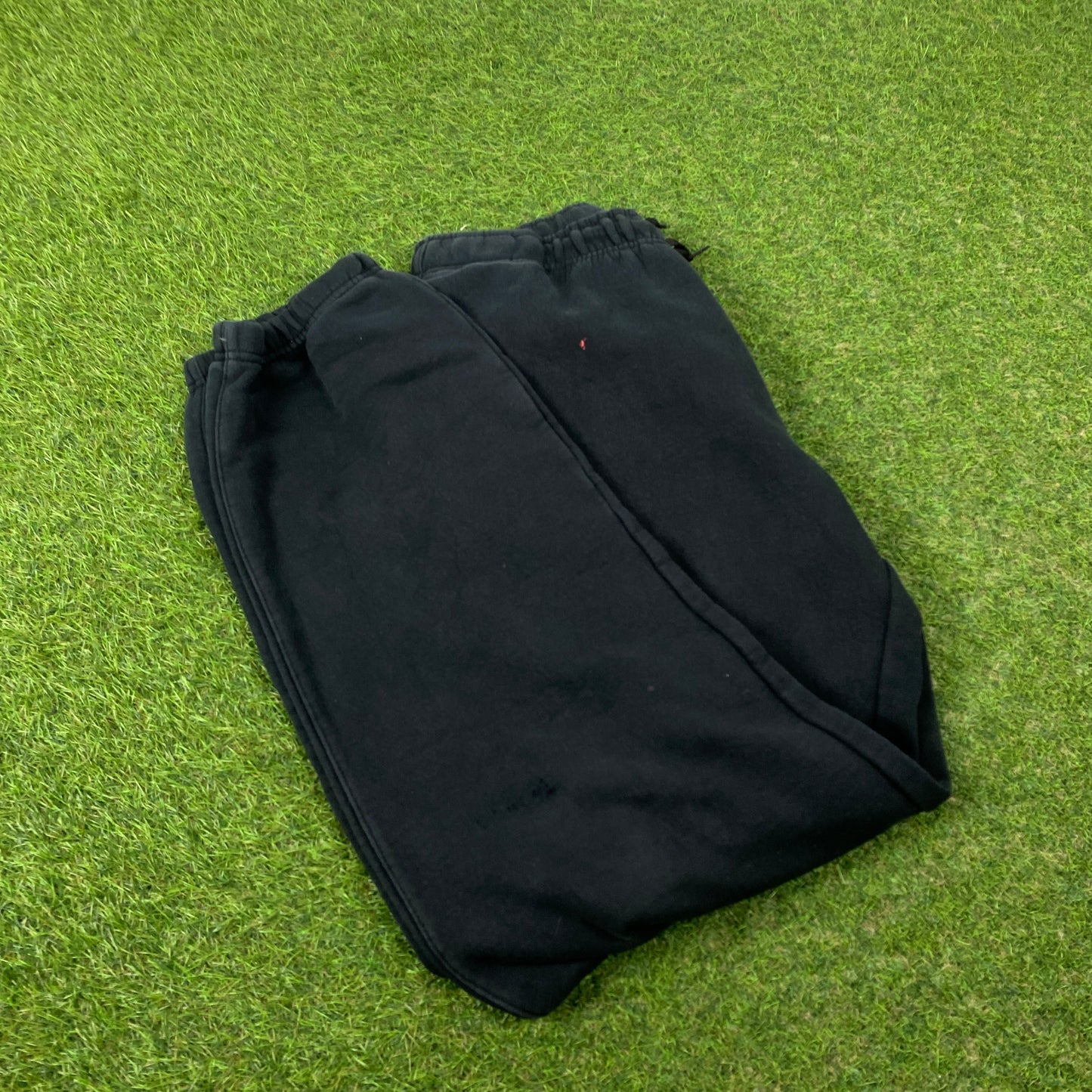 00s Nike Wide Leg Cotton Joggers Black Large