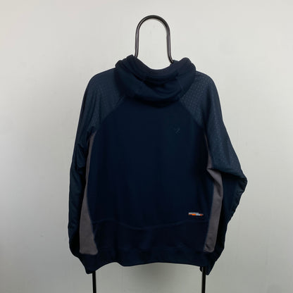 00s Nike Centre Swoosh Hoodie Blue XL