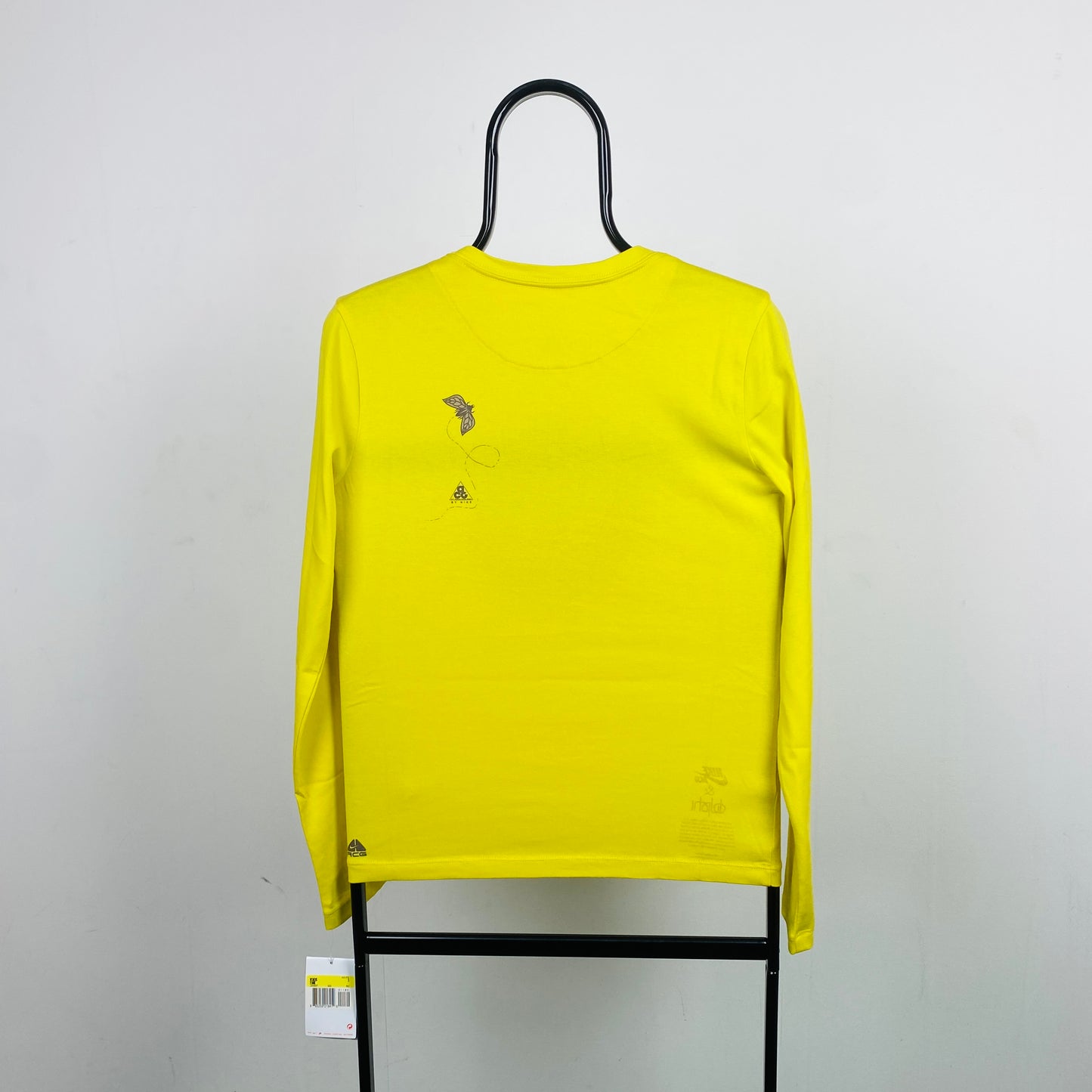 00s Nike ACG Long Sleeve T-Shirt Yellow Small