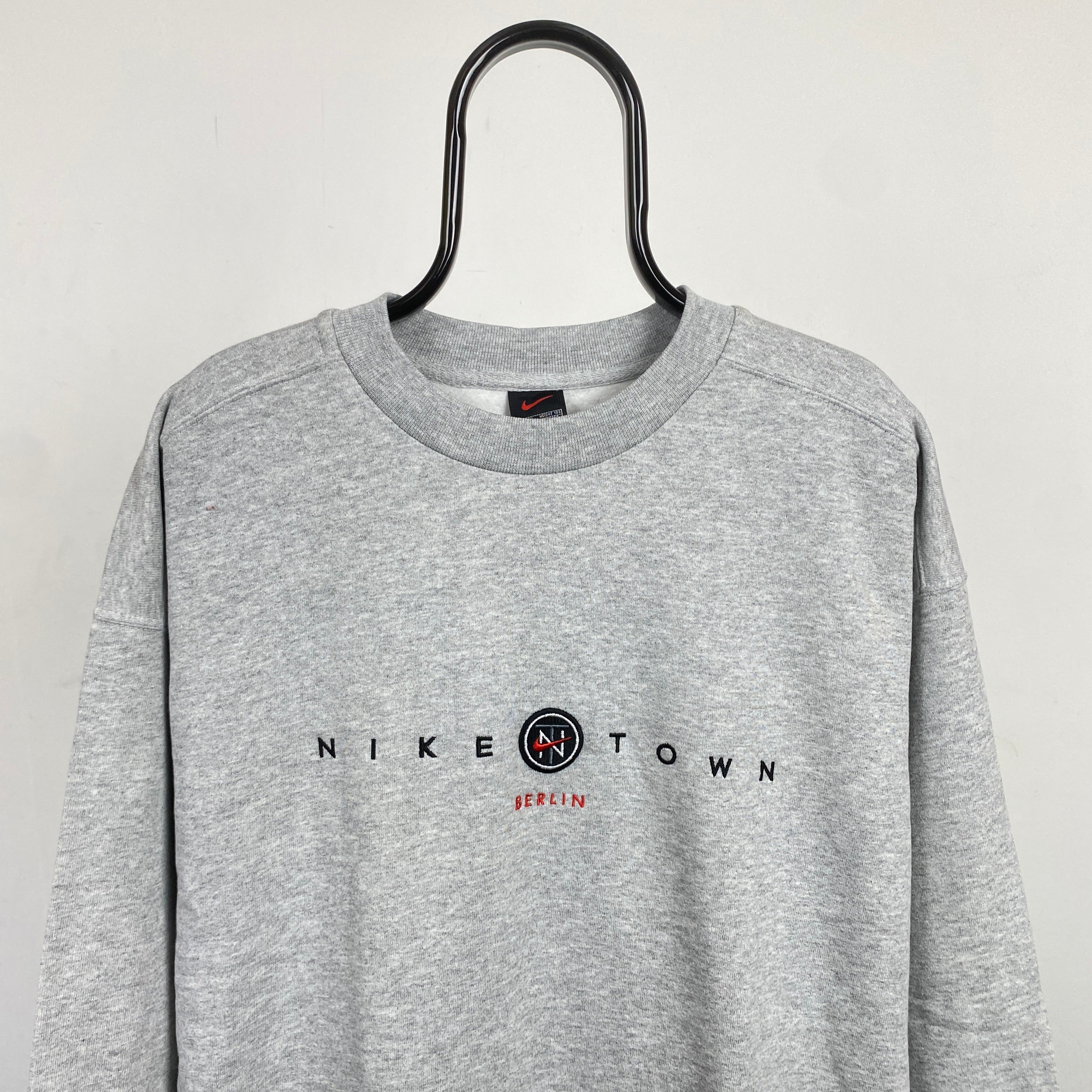 90s Nike Town Berlin Sweatshirt Grey XL