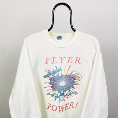 90s Flying Power Sweatshirt Brown XL
