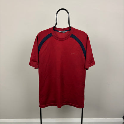 00s Nike Sports T-Shirt Red XXL