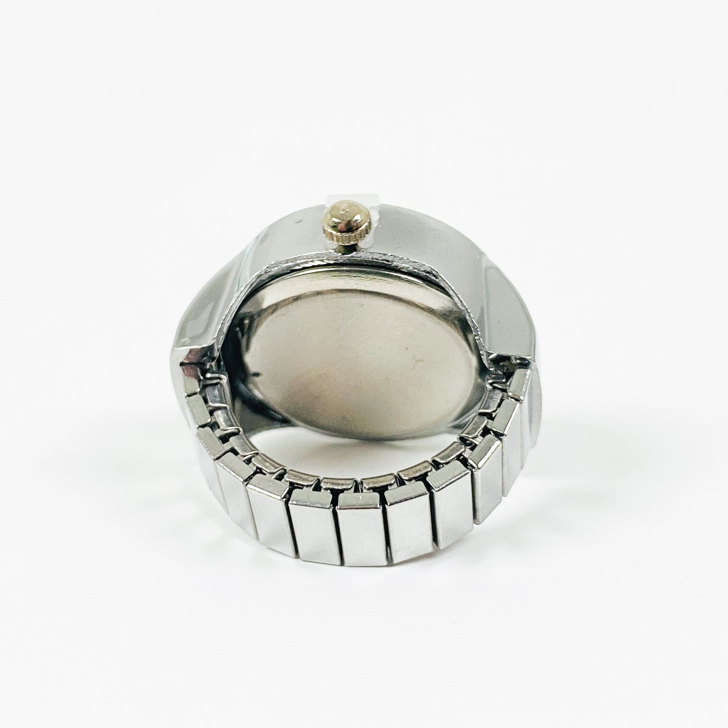 Glint Bezel Watch Ring Adjustable