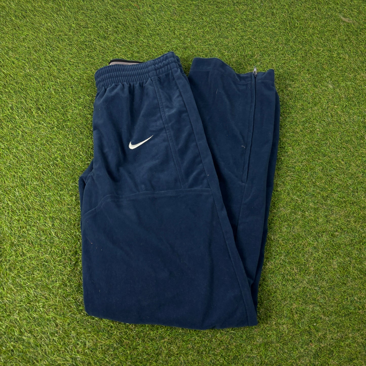 00s Nike Fleece Joggers Blue Small